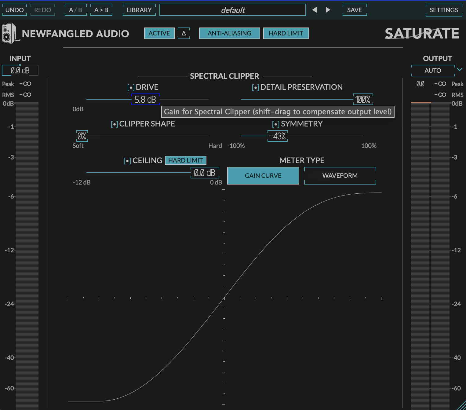 Eventide Newflanged audio Saturate